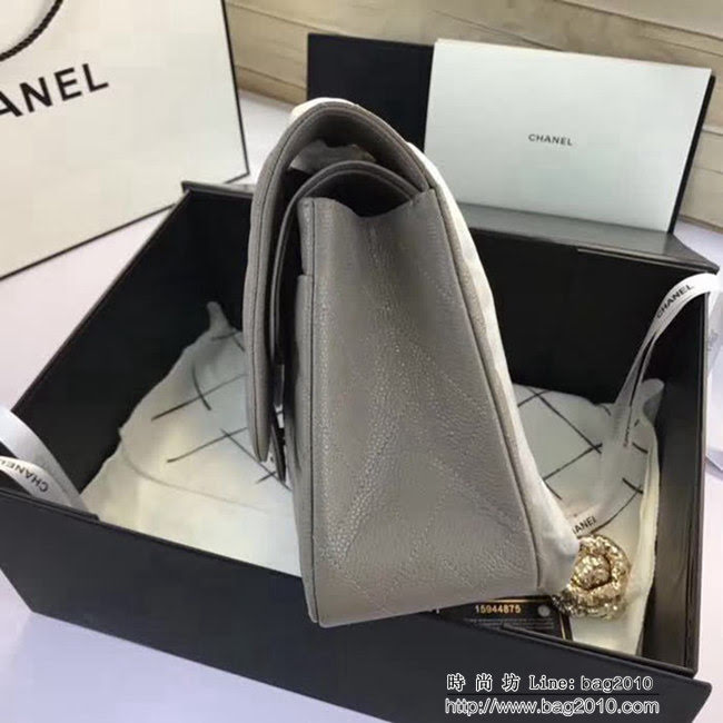 香奈兒CHANEL 升級版A1113全新經典小羊皮金銀鏈條單肩斜挎包 DSC1720